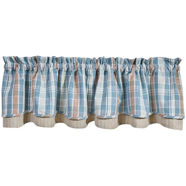 Jordan Plaid Lined Layered Valance 16